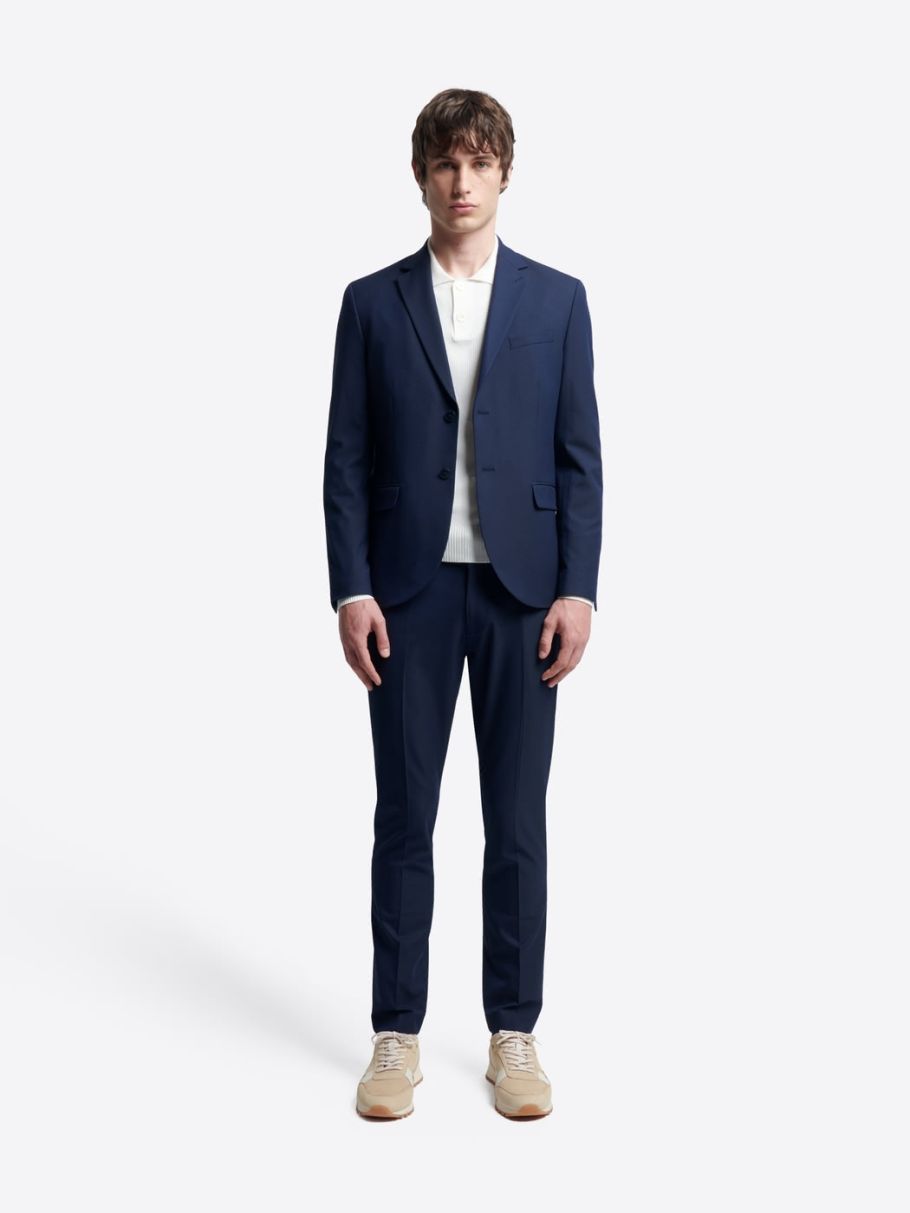 Costume 2 pièces slim bistretch bleu